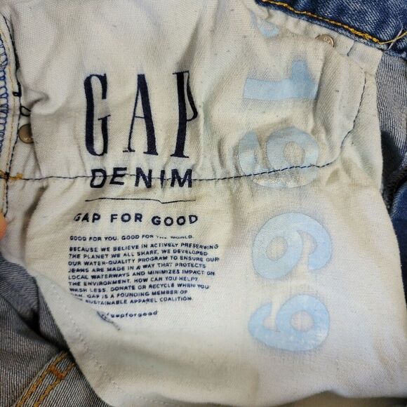 Gap Jeans Mens 34X32 Blue Skinny Denim Pants Mid Rise Light Wash Adult Casual - Picture 10 of 16